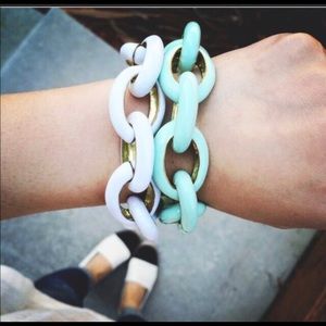 White link bracelets